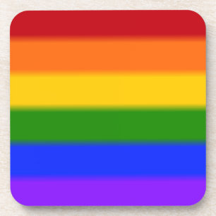 Flag für Gay Pride Untersetzer