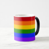 Flag für Gay Pride Verwandlungstasse (VorderseiteRechts)