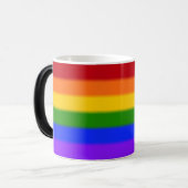 Flag für Gay Pride Verwandlungstasse (Vorderseite Links)