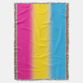 Flag für glänzende Pansexual-Stolz - farbenfrohe P Decke (Vorderseite Vertikal)