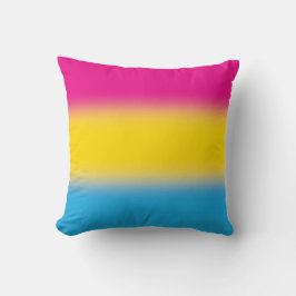 Flag für glänzende Pansexual-Stolz - farbenfrohe P Kissen