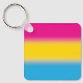 Flag für glänzende Pansexual-Stolz - farbenfrohe P Schlüsselanhänger