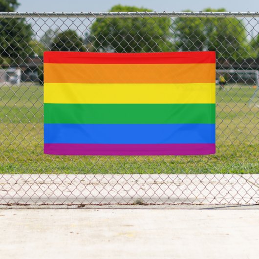 Flag für herkömmliche Gay Pride Banner (Insitu)