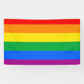 Flag für herkömmliche Gay Pride Banner (Horizontal)