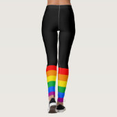 Flag für herkömmliche Gay Pride Leggings (Rückseite)