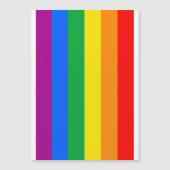 Flag für herkömmliche Gay Pride Magneteinladung (Vorderseite)