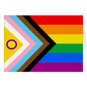 Flag für inklusiven intersexuellen Fortschritt