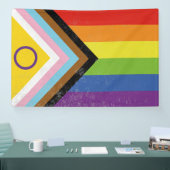 Flag für inklusiven intersexuellen Fortschritt Banner (Messe)