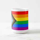 Flag für inklusiven intersexuellen Fortschritt Kaffeetasse (Mittel)