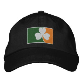 Flag für irisches Kleeblatt Bestickte Baseballkappe