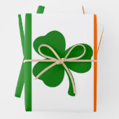 Flag für irisches Kleeblatt Geschenkpapier Set (Beispiel)
