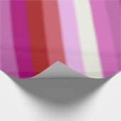 Flag für Lesben Geschenkpapier (Ecke)