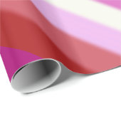 Flag für Lesben Geschenkpapier (Rolleneckpunkt)