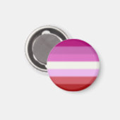 Flag für Lesben Magnet (Vorderseite/Rückseite)