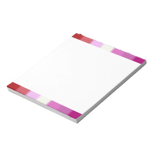 Flag für Lesben Notizblock (Rotiert)