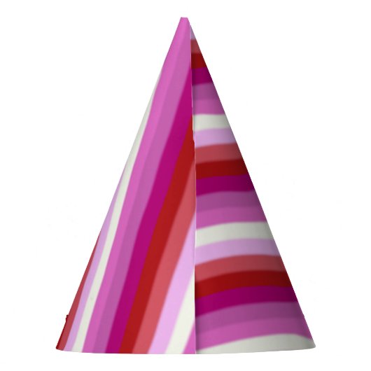 Flag für Lesben Partyhütchen (Rückseite)