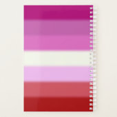 Flag für Lesben Planer (Rückseite)