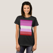 Flag für Lesben T-Shirt (Vorne ganz)