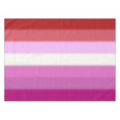 Flag für Lesben Tischdecke (Vorderseite (Horizontal))