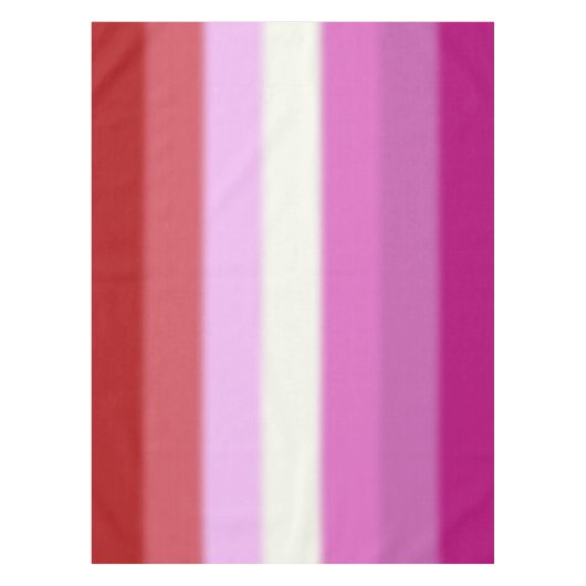 Flag für Lesben Tischdecke (Vorderseite)