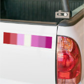 Flag für Lesben, Version 2 Autoaufkleber (Auf Lkw)