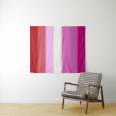 Flag für Lesben Wandteppich (Beispiel (Horizontal))