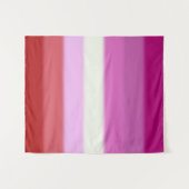 Flag für Lesben Wandteppich (Vorderseite (Horizontal))