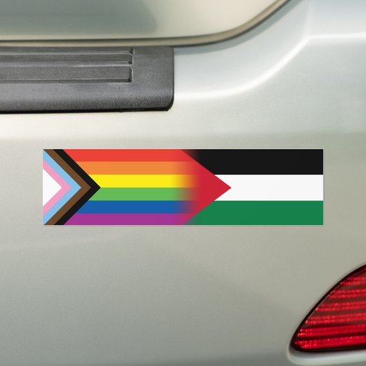 Flag für LGBT Palästina-Flagge Autoaufkleber (Auf Auto)