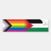 Flag für LGBT Palästina-Flagge Autoaufkleber (Vorne)
