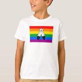 Flag für LGBTQ+-Markenbezeichnungen mit zwei Geist T-Shirt (Vorderseite)
