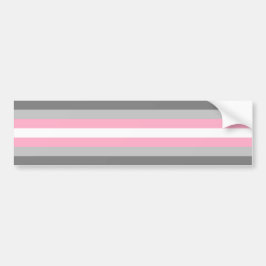 Flag für Mädchen (Demi Girl Pride) (Geschlechtside Autoaufkleber