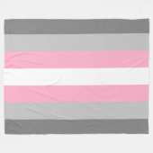 Flag für Mädchen (Demi Girl Pride) (Geschlechtside Fleecedecke (Vorderseite (Horizontal))