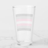 Flag für Mädchen (Demi Girl Pride) (Geschlechtside Glas (Rückseite)
