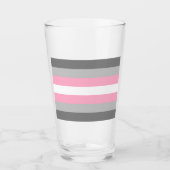 Flag für Mädchen (Demi Girl Pride) (Geschlechtside Glas (Vorderseite)
