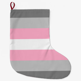 Flag für Mädchen (Demi Girl Pride) (Geschlechtside Großer Weihnachtsstrumpf