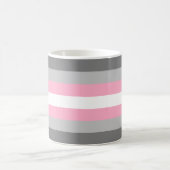 Flag für Mädchen (Demi Girl Pride) (Geschlechtside Kaffeetasse (Mittel)