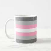 Flag für Mädchen (Demi Girl Pride) (Geschlechtside Kaffeetasse (Links)