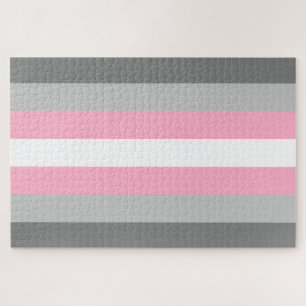 Flag für Mädchen (Demi Girl Pride) (Geschlechtside Puzzle