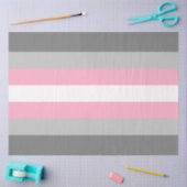 Flag für Mädchen (Demi Girl Pride) (Geschlechtside Seidenpapier (Basteln)