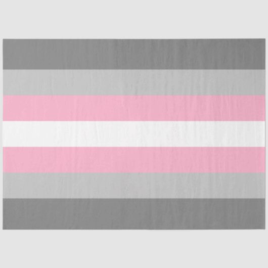 Flag für Mädchen (Demi Girl Pride) (Geschlechtside Seidenpapier (Vorderseite)