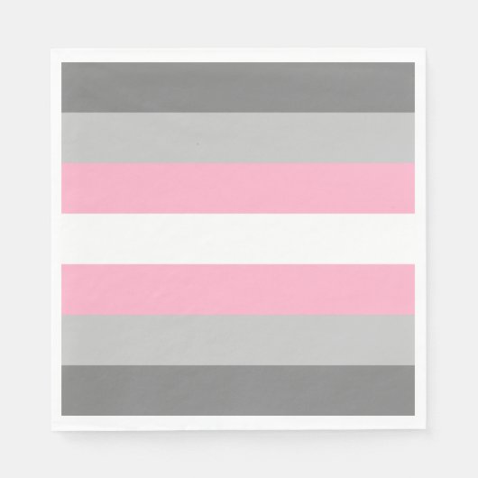 Flag für Mädchen (Demi Girl Pride) (Geschlechtside Serviette (Vorderseite)