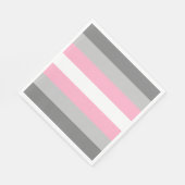 Flag für Mädchen (Demi Girl Pride) (Geschlechtside Serviette (Ecke)