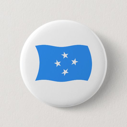 Flag für Mikronesien Button (Vorderseite)