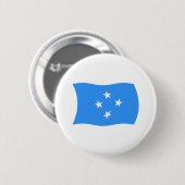 Flag für Mikronesien Button (Vorne & Hinten)