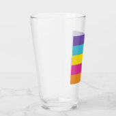 Flag für nicht binäre Geschlechter Glas (Rechts)