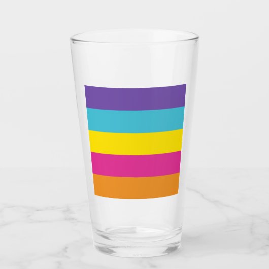 Flag für nicht binäre Geschlechter Glas (Vorderseite)