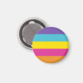 Flag für nicht binäre Geschlechter Magnet (Vorderseite/Rückseite)