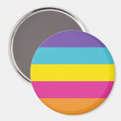 Flag für nicht binäre Geschlechter Magnet (Vorderseite/Rückseite)