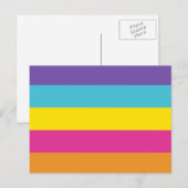 Flag für nicht binäre Geschlechter Postkarte (Vorne/Hinten)