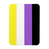 Flag für nicht binäre Prippen Magnet (Vertikal)